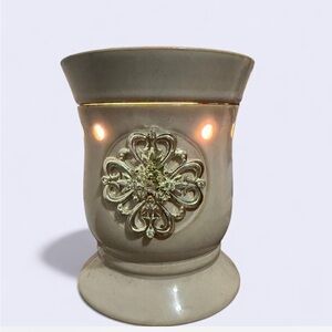 Elegant Cream Decorative Vase